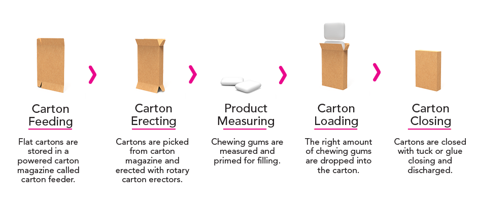 PRODUCT CARTONING PROCESS