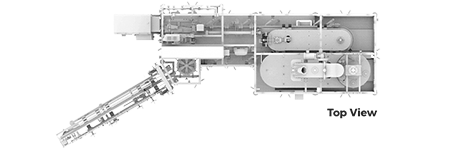 TT400 Dimensions Top View