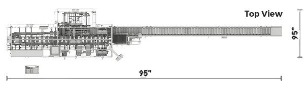 TT-600 Dimension Top View Floor Plan