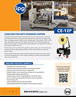 CE-12P CASE ERECTOR AND POWERED HOPPER