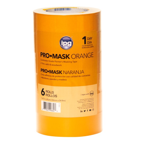 PG505 ProMask Orange Consumer 6 pk Tape