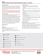 143C INDICATOR TAPE INSTRUCTION SHEET